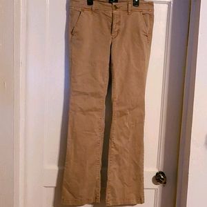 Women's bootcut khaki pants